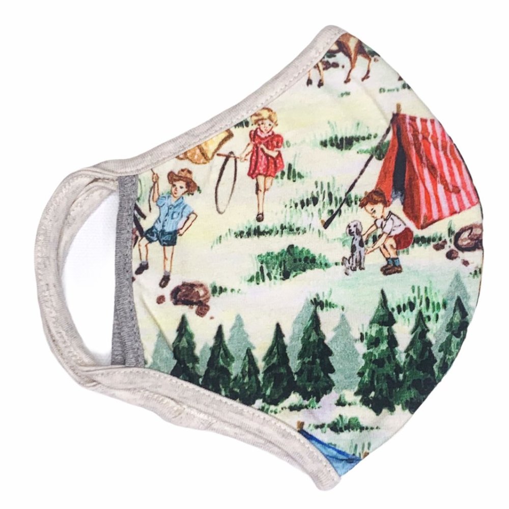 PW, 2-7Y/Child, organic cotton face mask